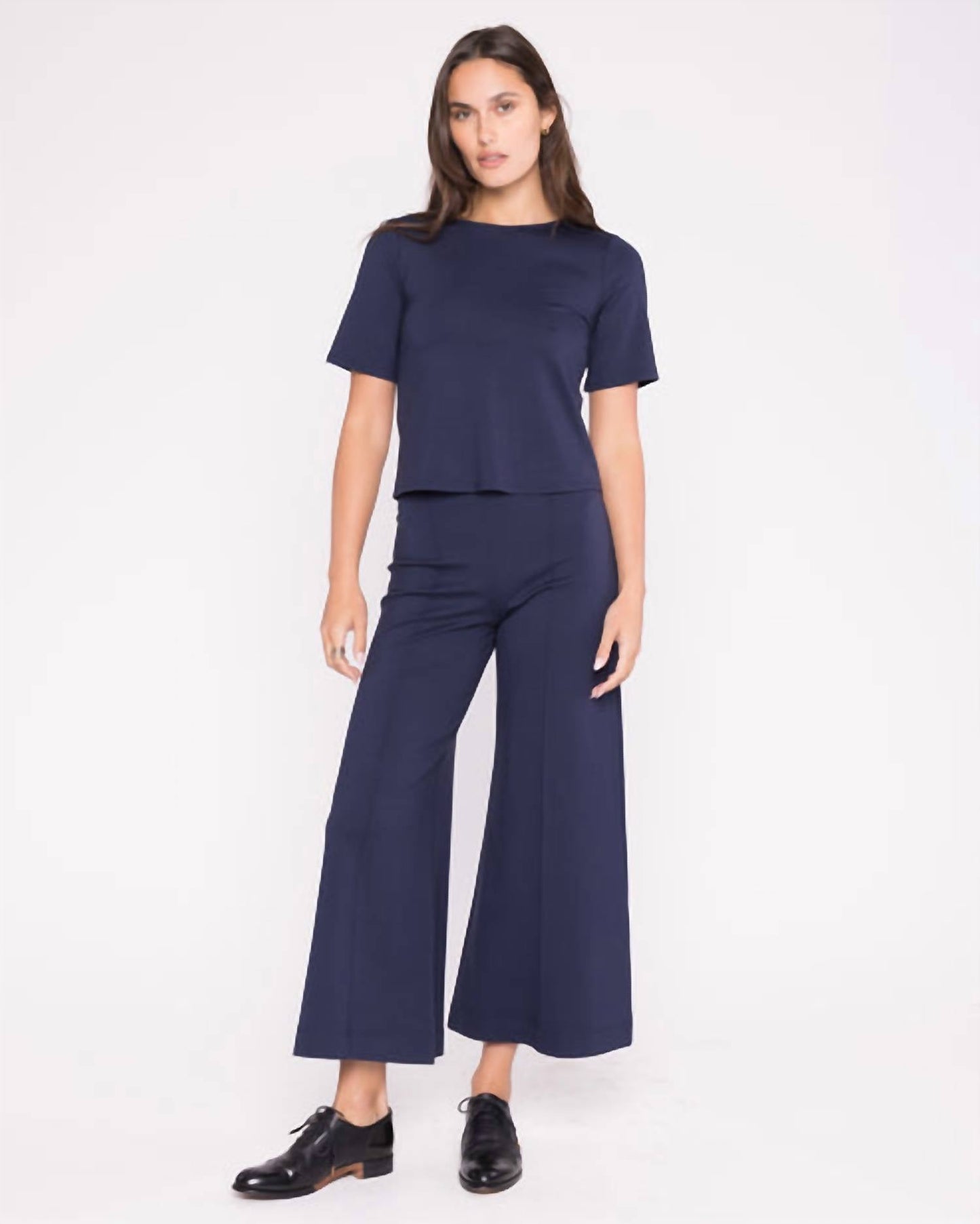 Ripley Rader - Ponte Knit Short Sleeve Top