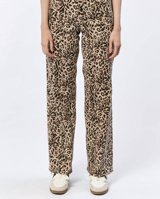 Dear John Denim - Leopard Straight Leg Jean