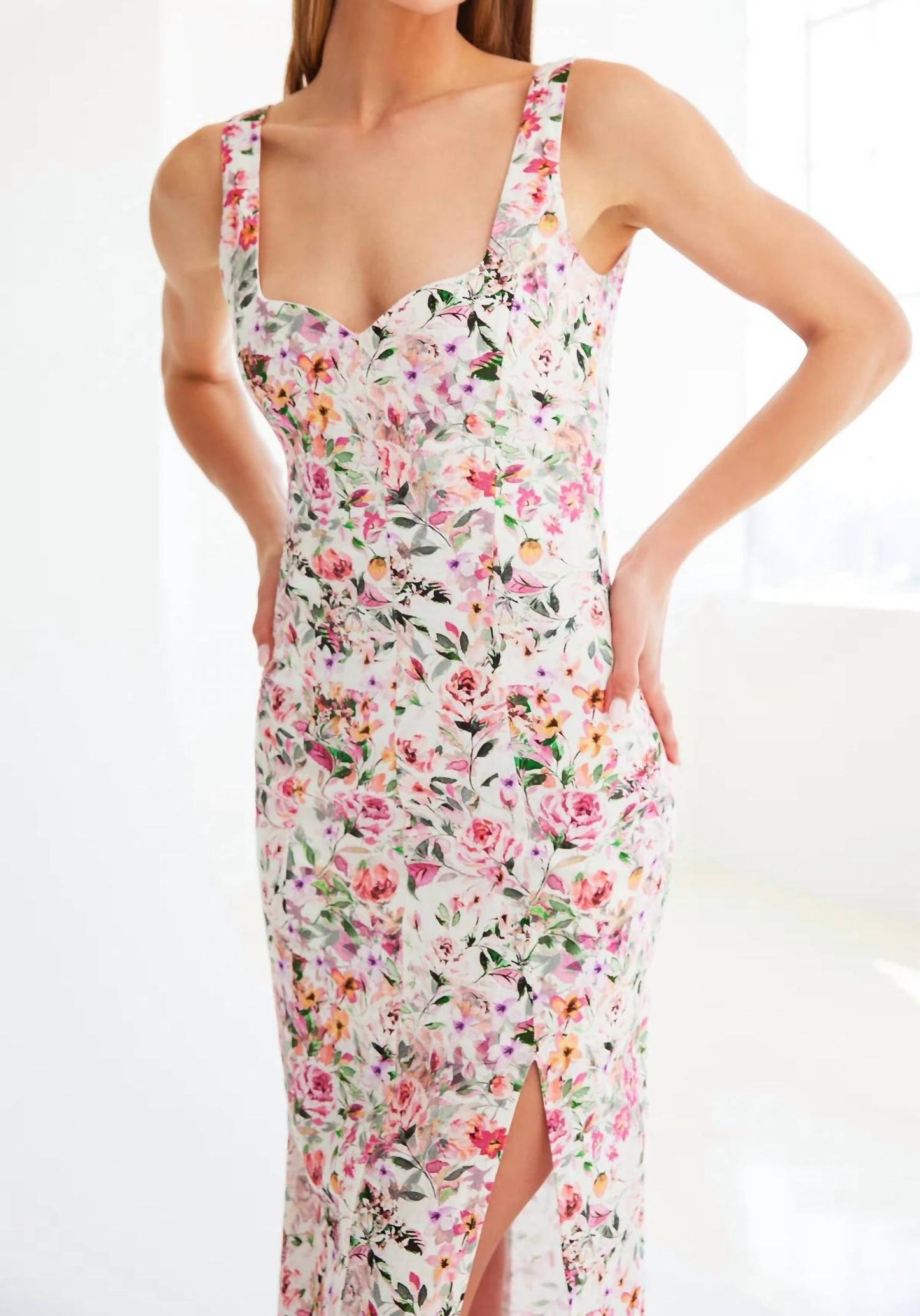 Generation Love - EUGENIA FLORAL LINEN DRESS