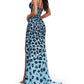 Ashleylauren - Satin Spaghetti Strap Gown