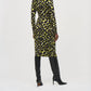 Joseph Ribkoff - Abstract Print Midi Sheath Dress