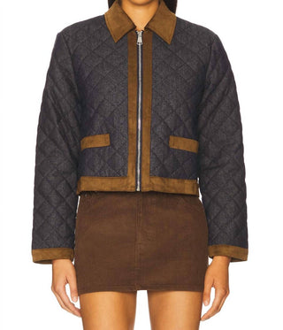 Steve Madden - Agatha Denim And Faux Suede Jacket