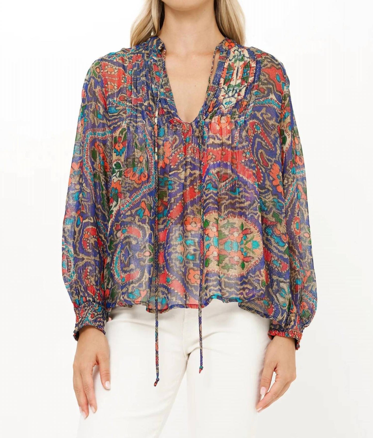 Oliphant - Women's Persia Pintuck Blouse