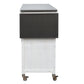 Foldable Outdoor Kitchen Island Patio Cart with Storage