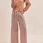 &Merci - Relaxed Fit Pecan Stripe Pants