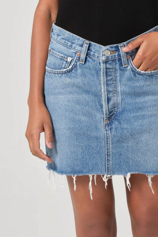 Agolde - V-waist Mini Skirt