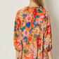 Entro - Bold Floral Print Top