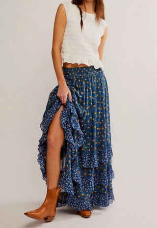 Free People - Saia longa estampada Brynn