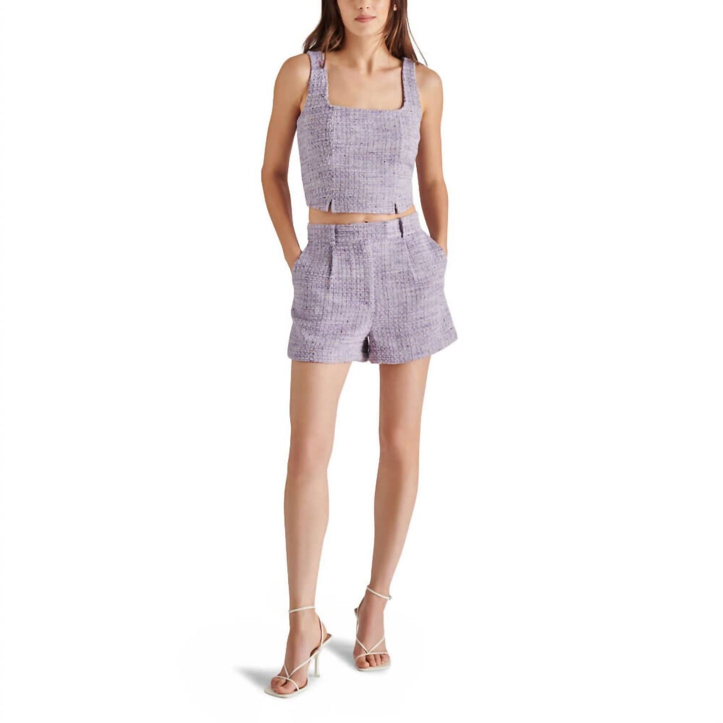 Steve Madden - Mallika Tweed Sleeveless Top