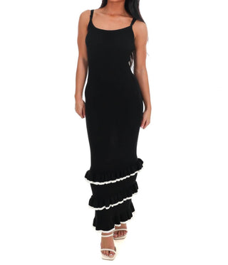 Klesis - Seaside Ruffle Knit Maxi Dress