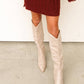 Ccocci - Women's Knee High Suede Boot
