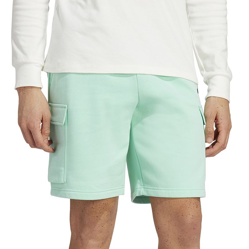 Adidas Mens Essentials Fleece Cargo Shorts