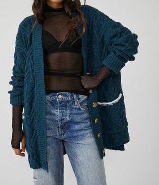 Free People - Cardigan Montana Cable