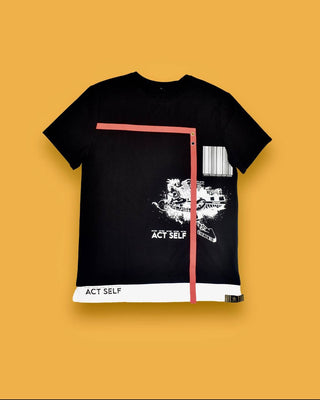 O Lado Atlético de Nós - Camiseta Preta de Manga Curta Act Self