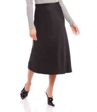 Karen Kane - Satin Bias Cut Midi Skirt