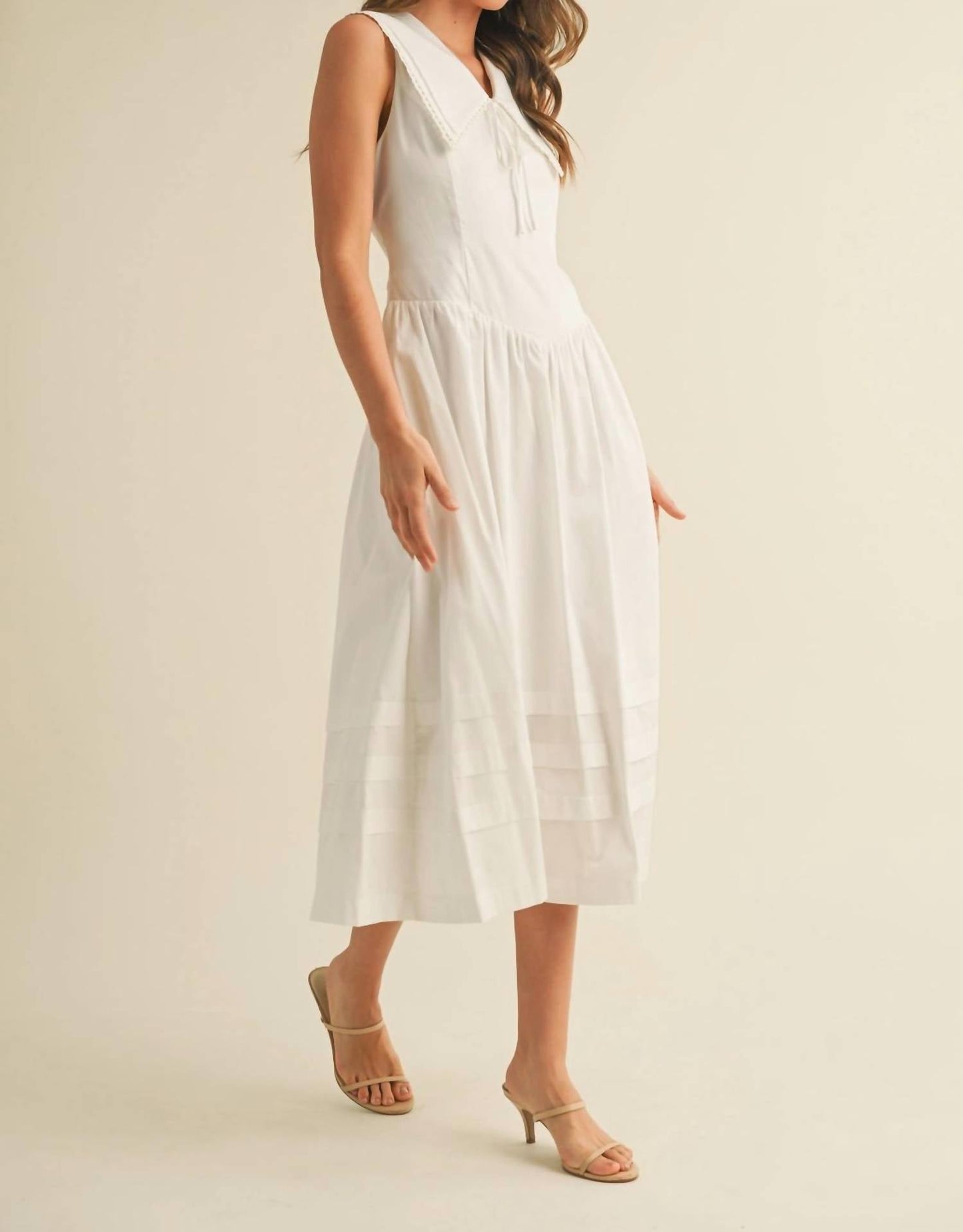 &Merci - American Honey Doll Collar Midi Dress