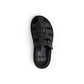 Vibae - Women's Amalfi Leather Preto Sandal