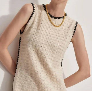 Varley - Vestido midi de malha Dwight Tank