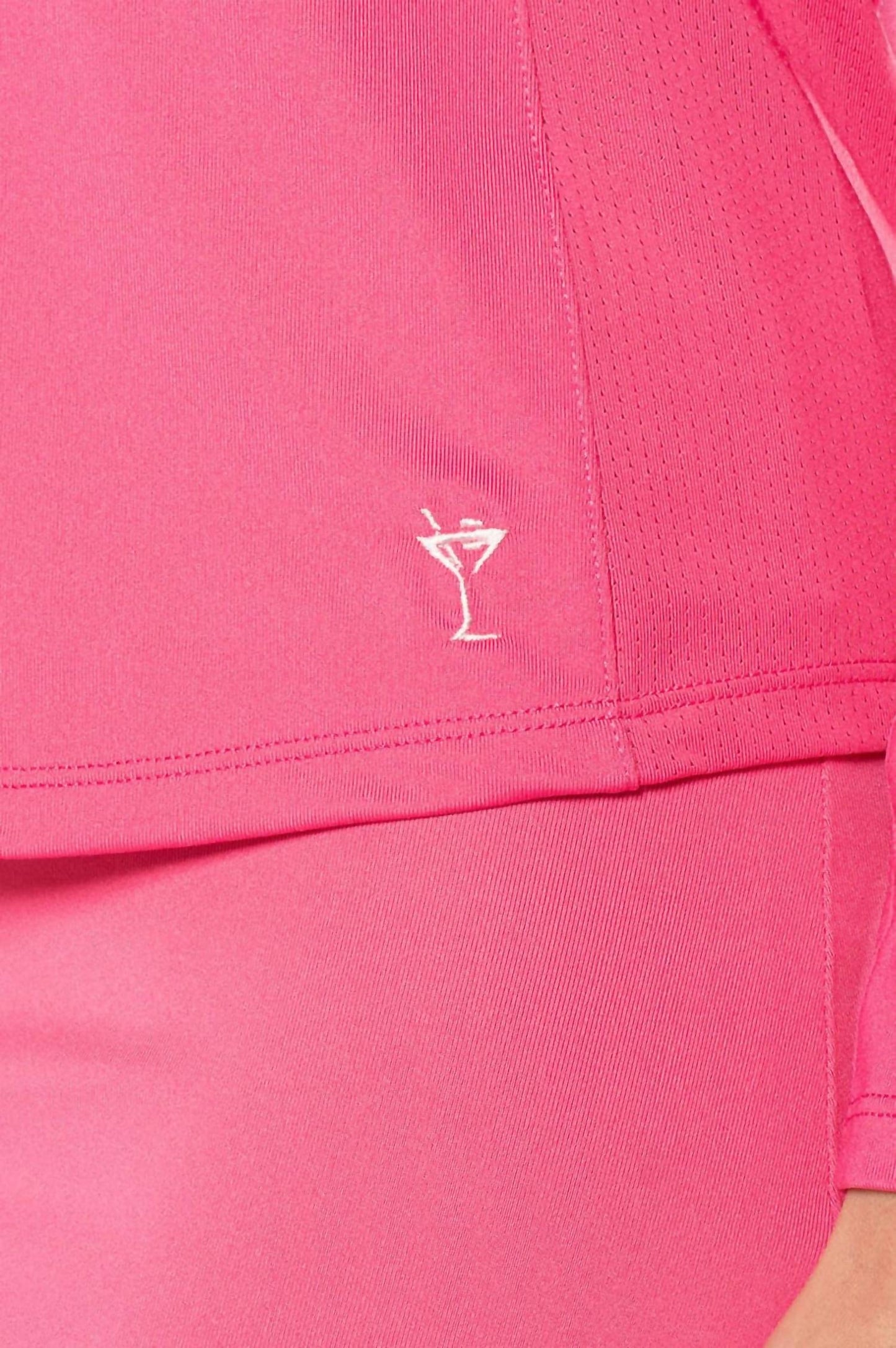 Golftini - Long Sleeve Ruffle Polo Shirt