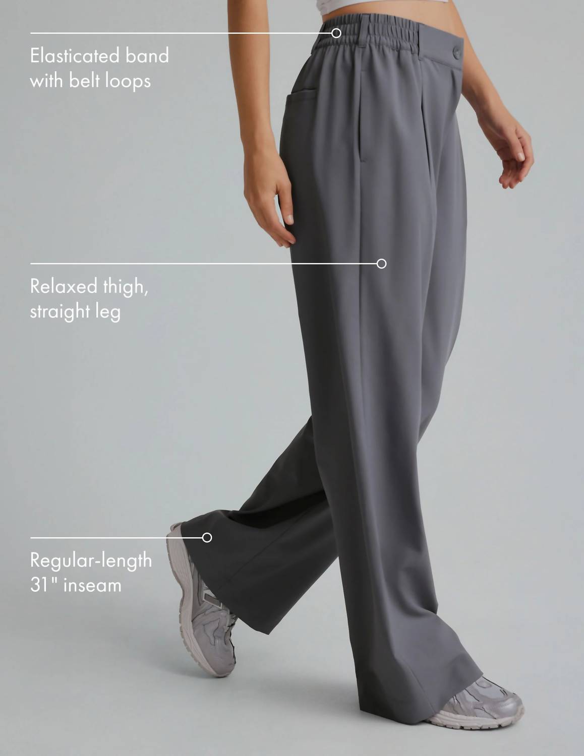 Beyond Yoga - Status Wide Leg Trousers