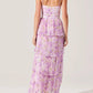 Astr - DAYTONA PLEATED FLORAL MAXI DRESS