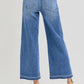 Risen - High Rise Crop Wide Jeans