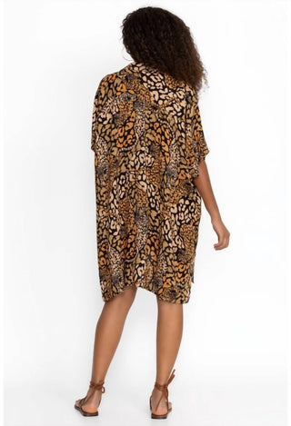 Johnny Was - AFENI (DOURADO) CAMISA DE BOTÕES GRANDE