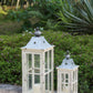 Wooden Candle Lantern Decorative Hurricane Lantern Holder