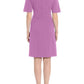 Ivy & Blu - Short Flutter Sleeve A-line Dress