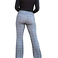 Julia Rose - Felicity Plaid Bootcut Leggings