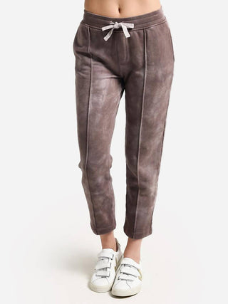 Atm - Calça curta com estampa tie-dye French Terry Pull-On