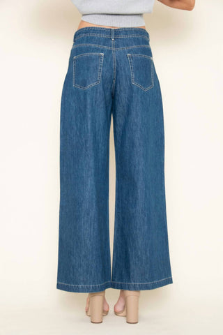 Fore Collection - Drawstring Waist Wide Leg Pants