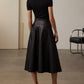 Ralph Lauren - Sydney Jersey and Lambskin Day Dress