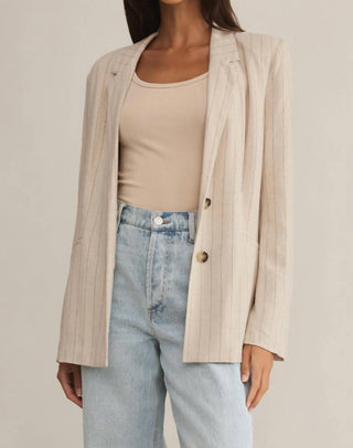 Z Supply - Blazer Livingston Risca de Giz