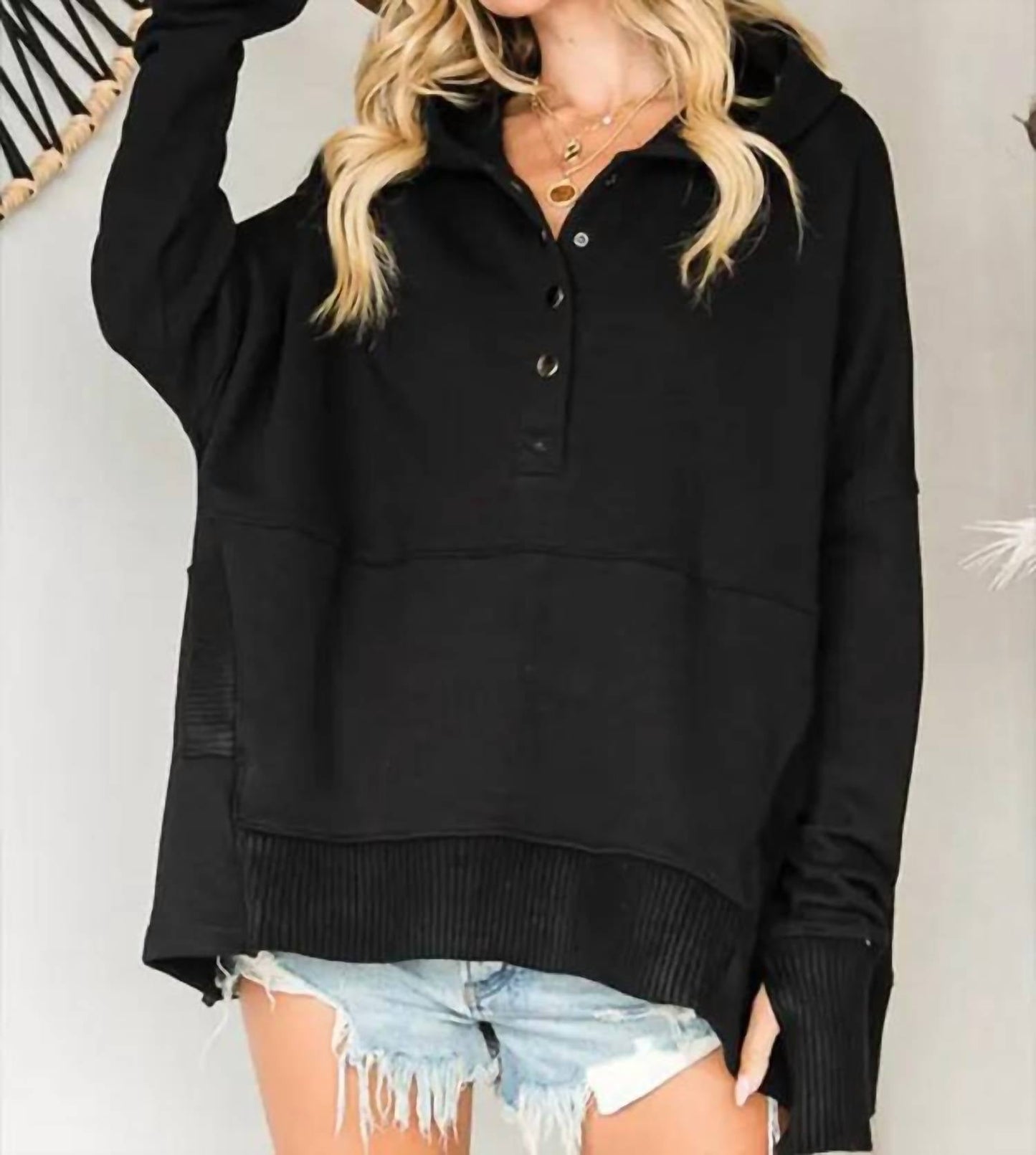 Bucketlist - French Terry Oversized Hoodie