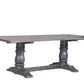 Leventis Dining Table in Weathered Gray