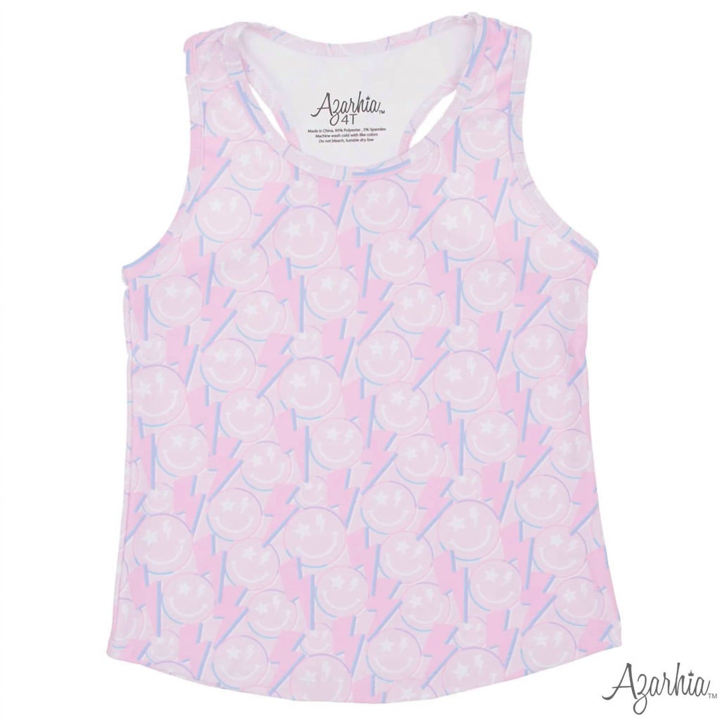 Azarhia - Girls Smiley Spark Tank Top