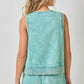 Mystree - Bowie Sleeveless Terry Top