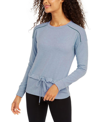 Top de amarrar feminino Ideology Infinity Heather tamanho grande