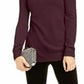 Suéter feminino com decote em V e botões da INC International Concepts, tamanho XS, vermelho