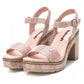 Xti - WOMEN'S HEELED PLATFORM SANDALS