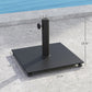 Convenient Metal Umbrella Stand Base with Adjustable Foot Pads
