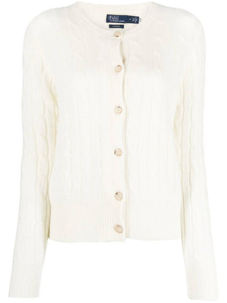 Polo Ralph Lauren - Cardigan de caxemira com cabo mesclado