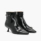 Ganni - Women's Eyelets Kitten Heel Boot