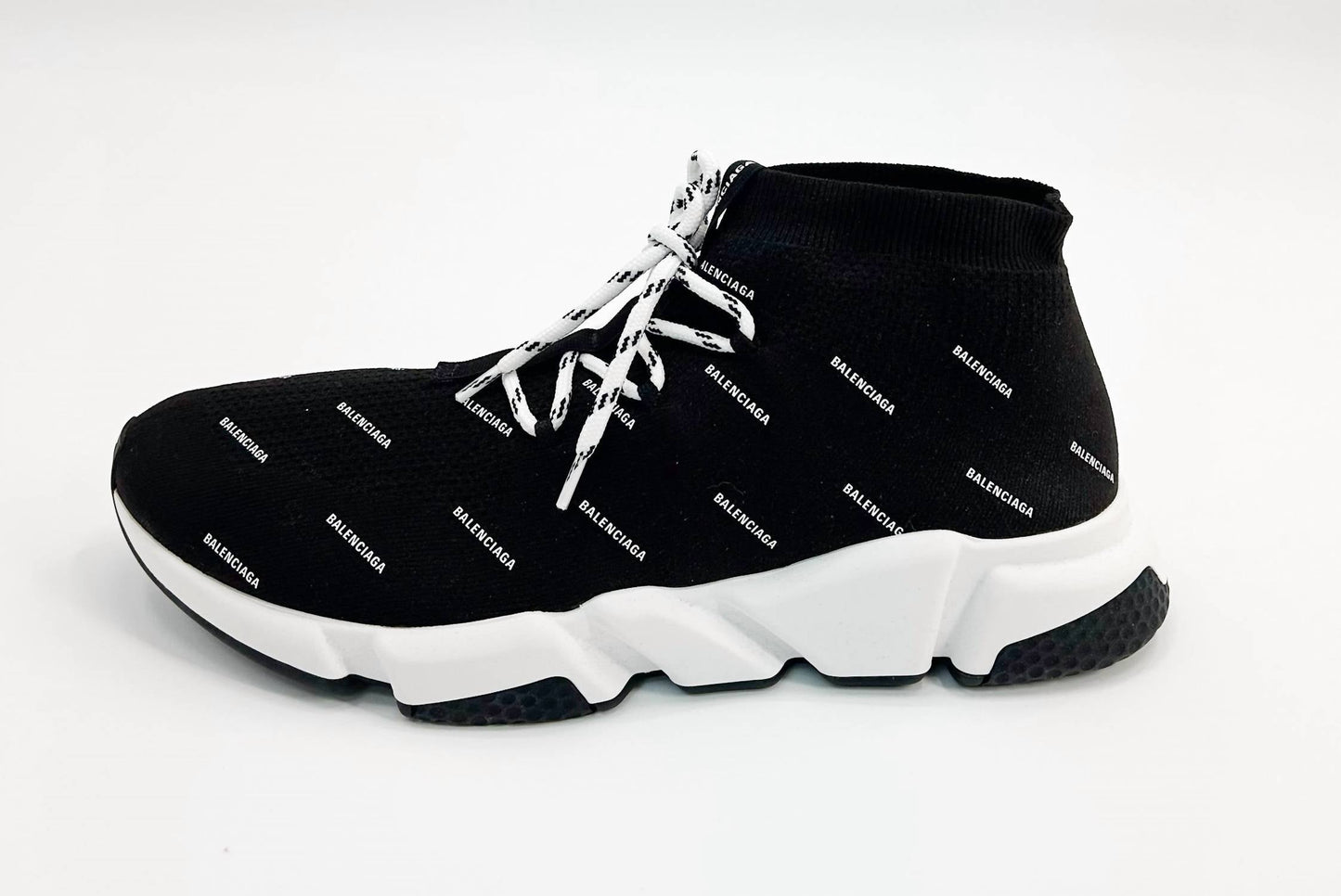 Balenciaga - Men's Speed All Over Print Lace-up Trainers Sneakers
