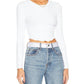 Lna - Arya Ribbed Long Sleeve Top