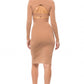 Kendall + Kylie - Compact Overlap Pencil Skirt
