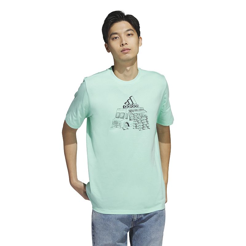 Adidas Men's Food Truck Graphic T-Shirt