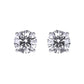 Aamiaa - 0.40 Carat Natural Diamond Round Brilliant Stud Earrings