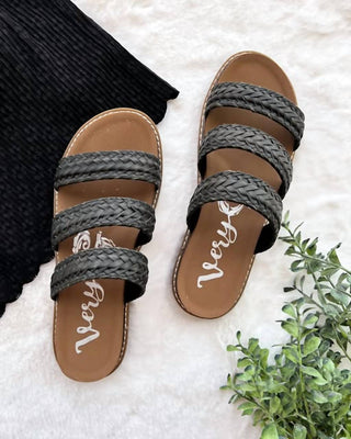 Very G - Women's Alba 3-strap Braided Sandal